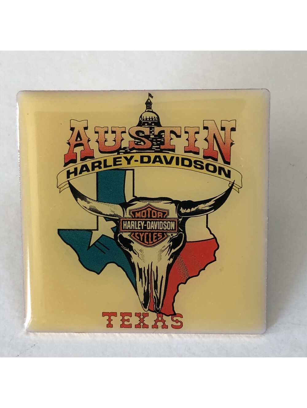 Harley-Davidson Austin Texas Motorcycle Shop Pin 2001